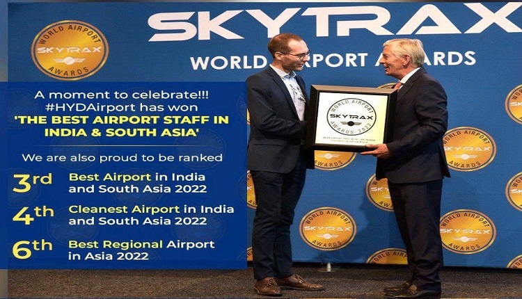 فرودگاه حیدرآباد هند 4 جایزه جهانی برد