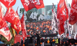 اعتصاب کامیون‌داران کره جنوبی