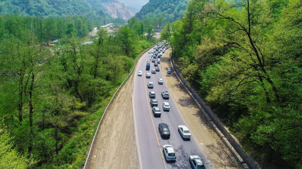 ترافیک سنگین محورهای شمالی