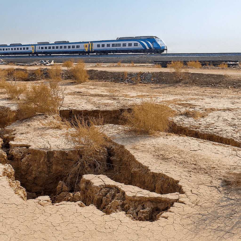 فرونشست زیر‌ساخت‌های حمل و نقل ایران