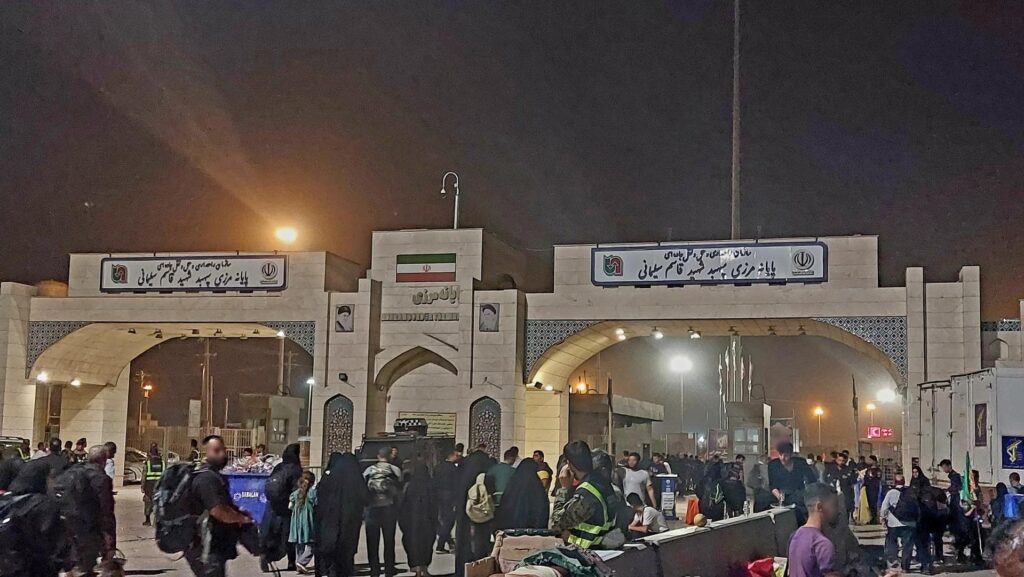 آمار تردد مرز مهران