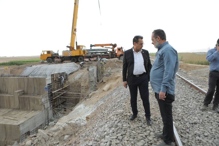 بازسازی پل ایستگاه بهرام