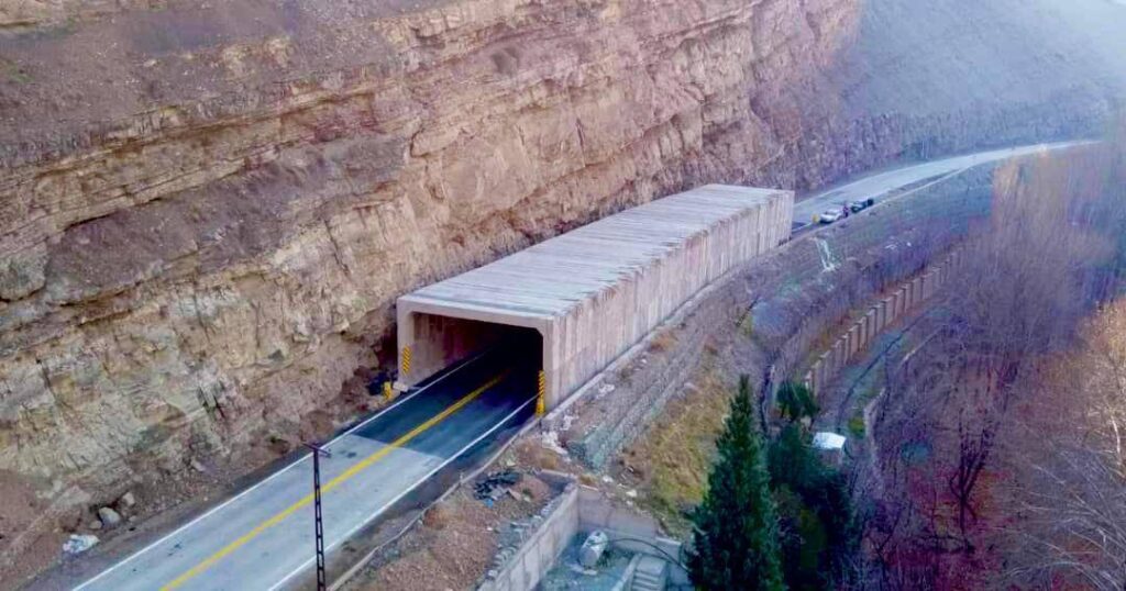 احداث فاز دوم گالری خوزنکلا در محور کرج- کندوان
